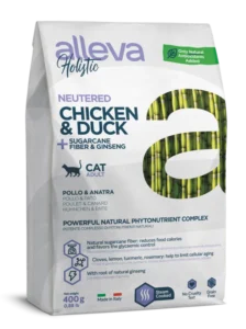 Alleva Holistic: Neutered Chicken & Duck + Sugarcane Fiber & Ginseng