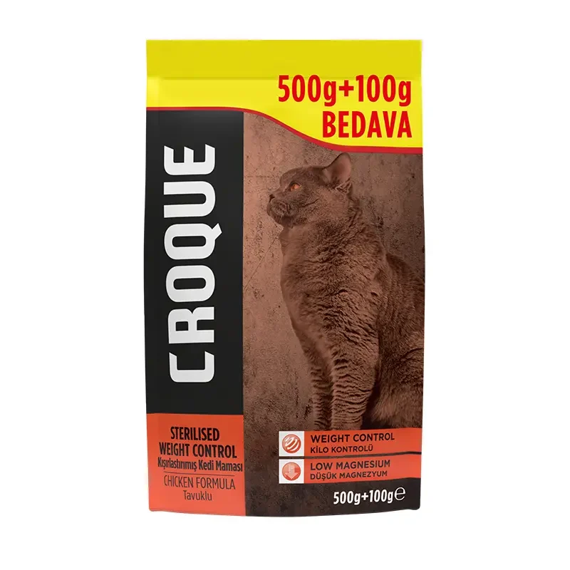 Croque: Adult Sterilized Chicken Formula, Weight Control