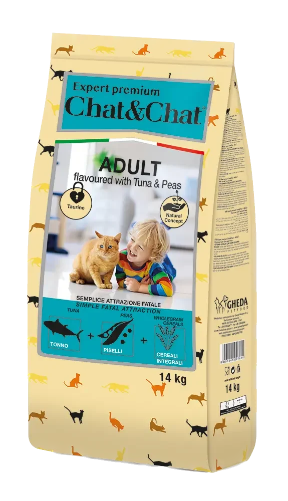 Gheda Chat&Chat: Adult Flavoured with Tuna & Peas