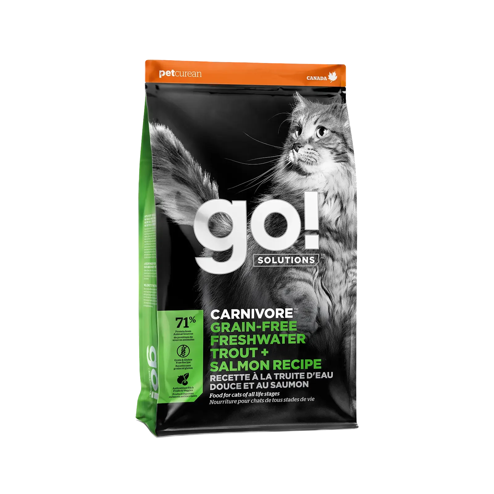 Go! Solutions: Carnivore - Grain-Free Freshwater Trout+Salmon Recipe Background Removed