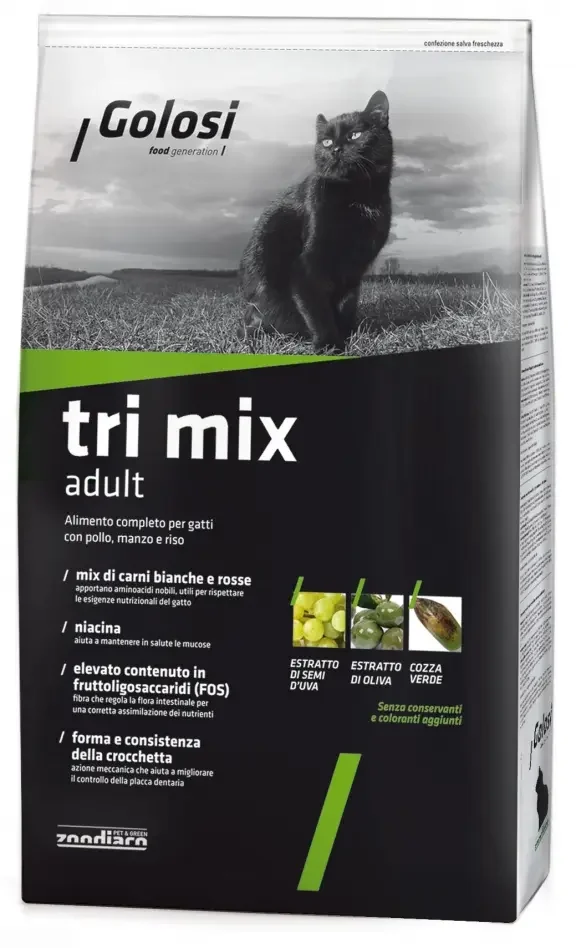 Golosi: Adult Tri Mix with chicken, beef and rice