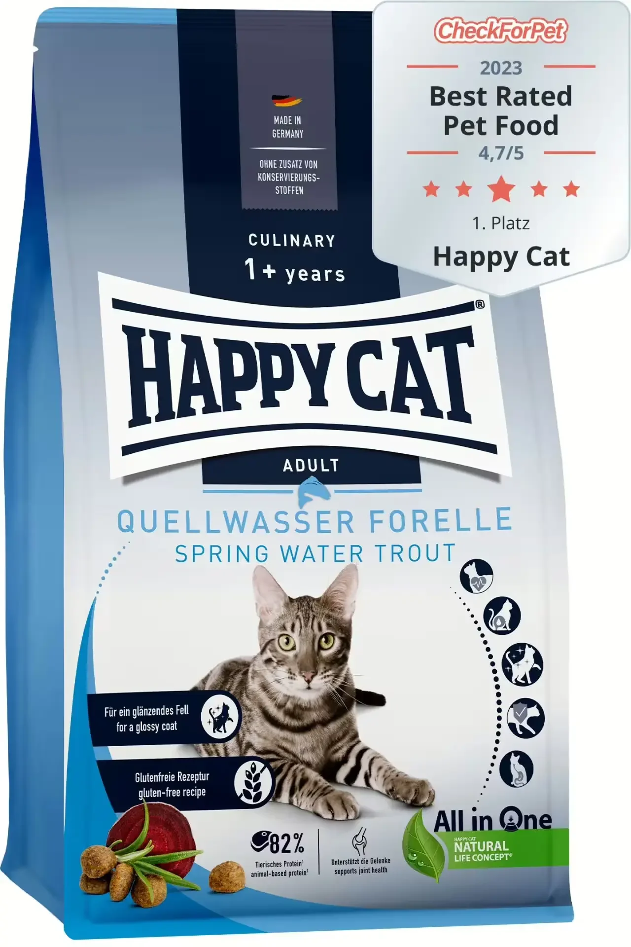 Happy Cat: Culinary - Adult Spring-water Trout