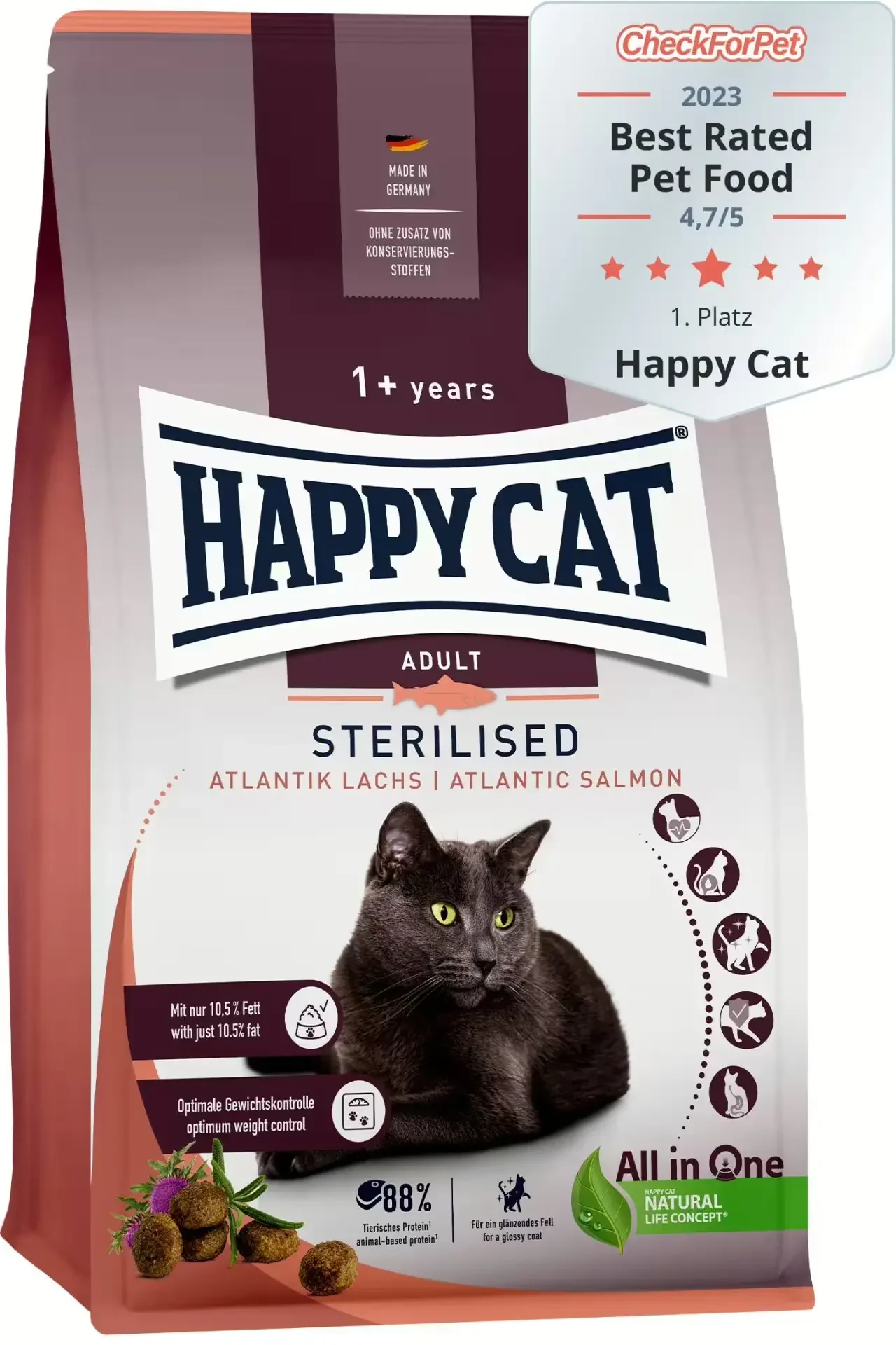 Happy Cat: Sterilized Adult Atlantic Salmon