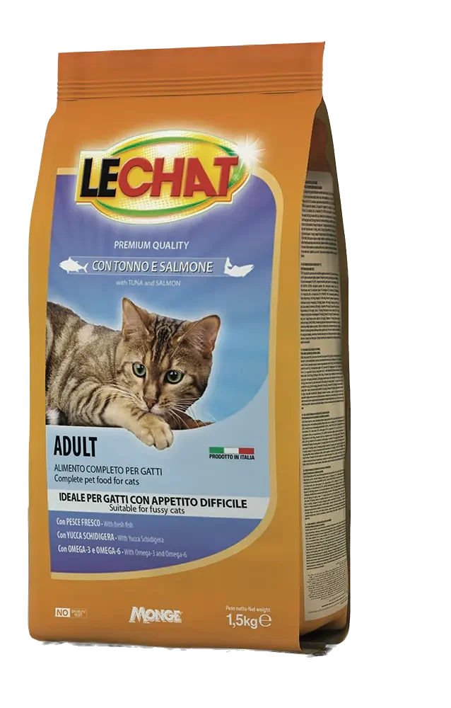 LeChat: Adult Kibbles with Tuna and Salmon