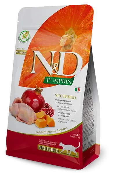N&D [Natural & Delicious]: Pumpkin - Quail & Pomegranate Neutered