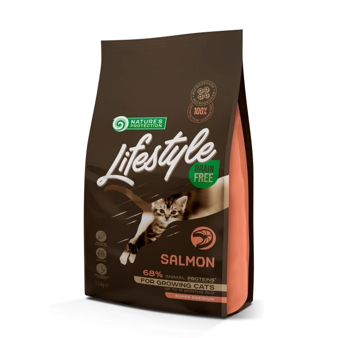 Nature's Protection: Lifestyle - Grain Free for Kittens with Salmon