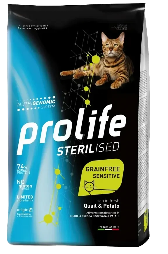 Prolife: Sterilised Grain Free Adult Quail & Potato