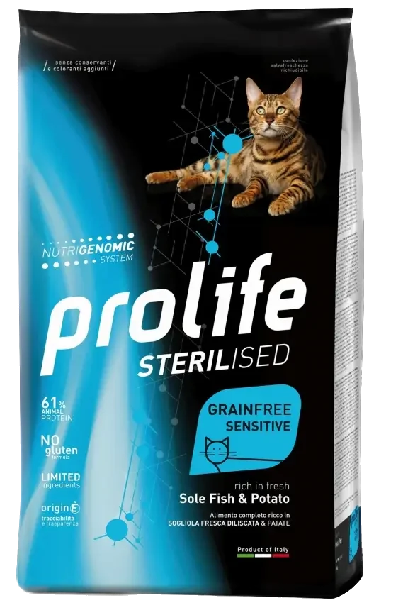 Prolife: Sterilised Grain Free Adult Sole Fish & Potato