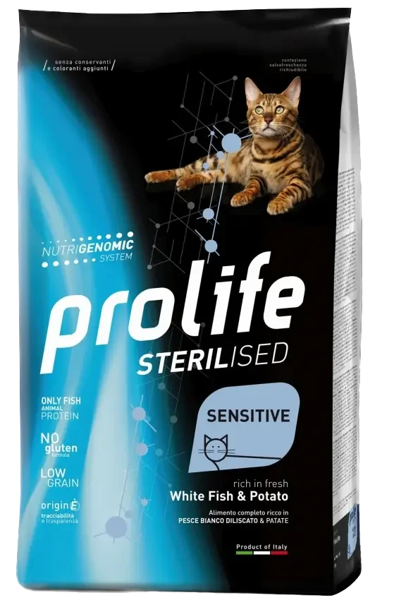 Prolife: Sterilised Sensitive Adult White Fish & Potato