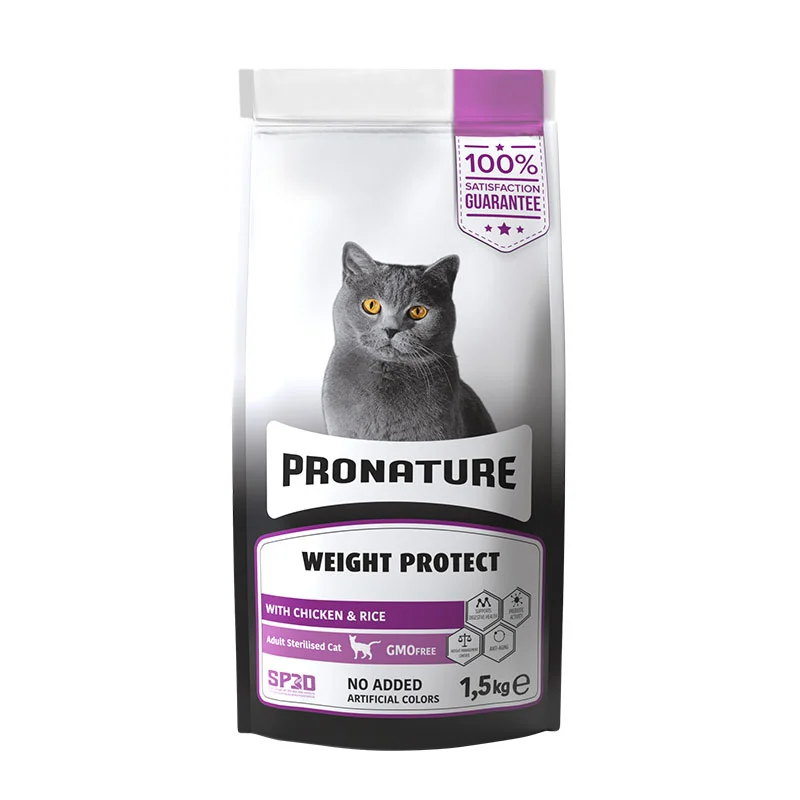 Pronature by Effeffe (Turkey): Weight Protect Sterilised Adult Cat Food With Chicken & Rice