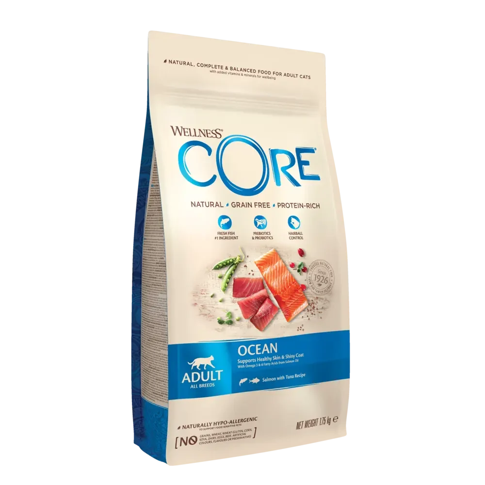 Wellness Core: Adult Ocean, Salmon with Tuna (EU-UK recipe)