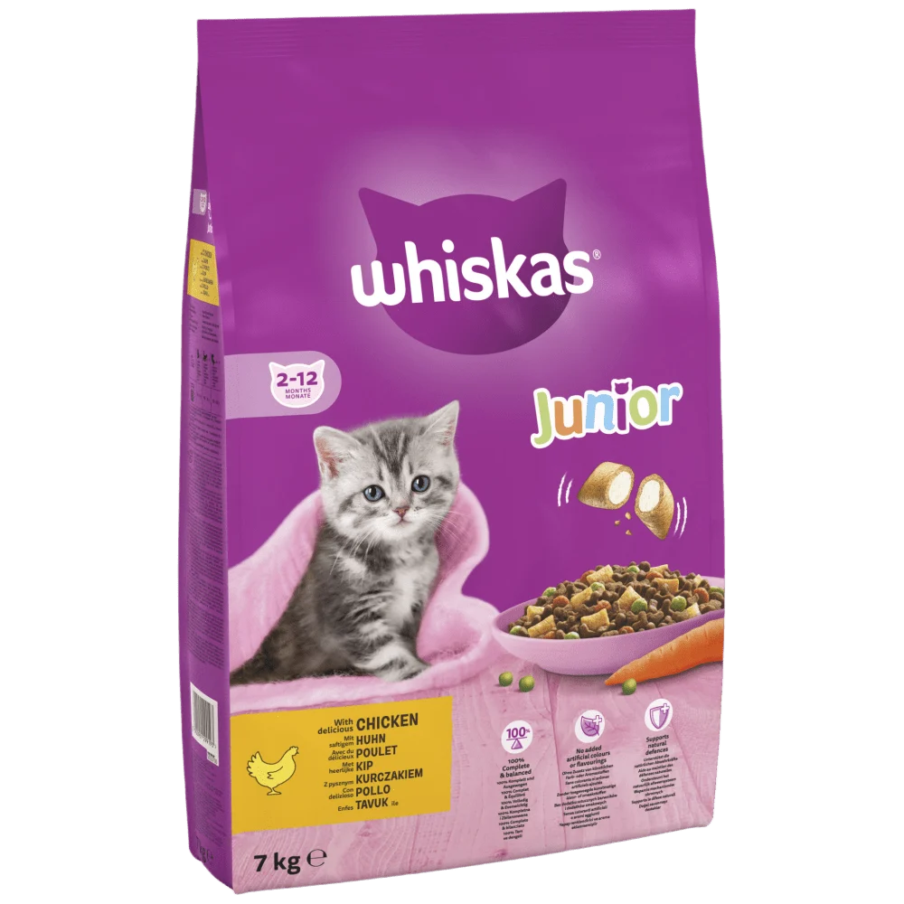 Whiskas: Kitten 2-12 Months with Chicken 7kg