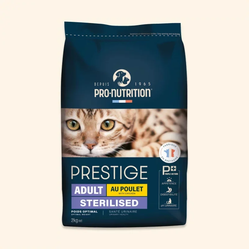 Pro-Nutrition Prestige: Adult Sterilized - Chicken Flavor