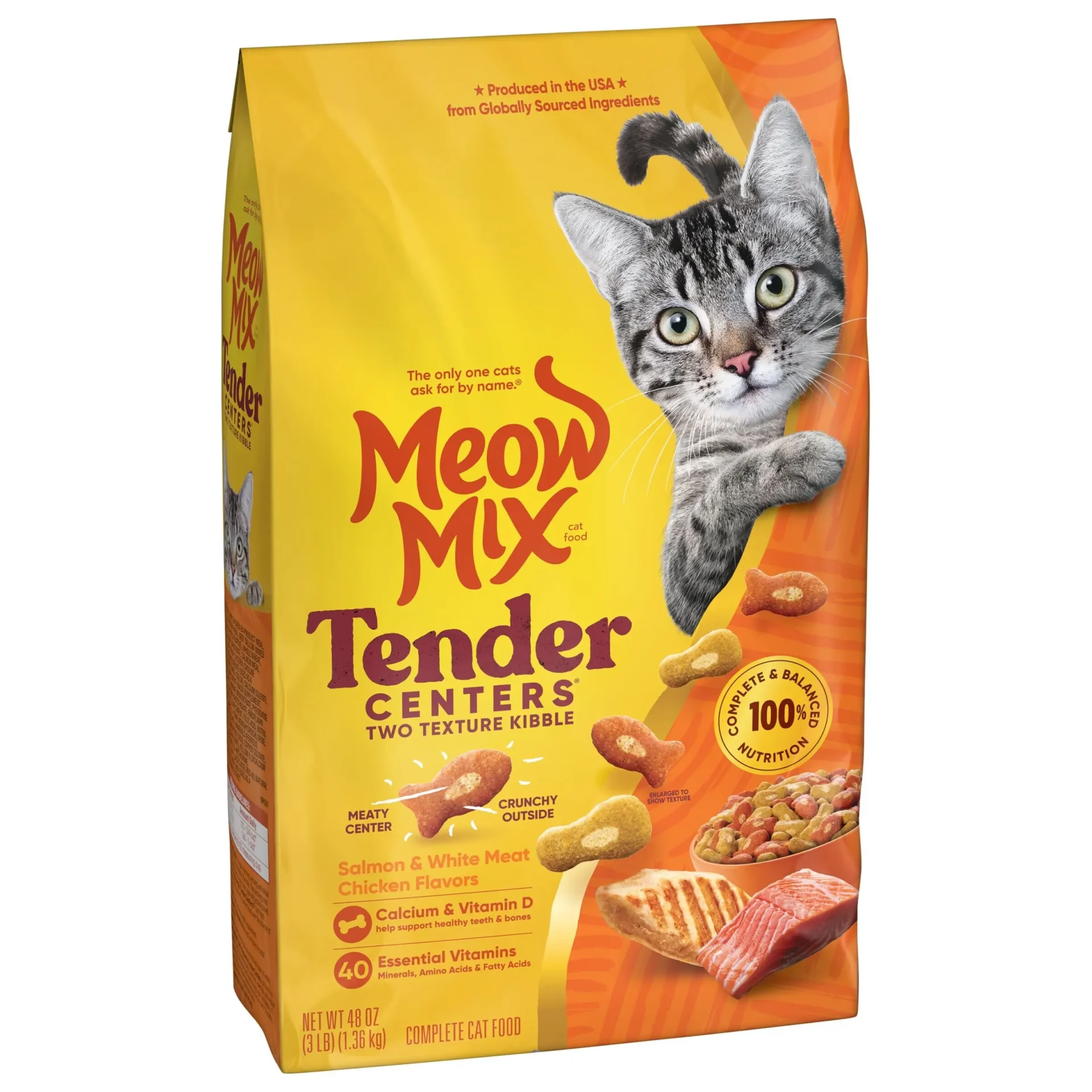 Meow Mix: Tender Centers Salmon & White Meat Chicken Flavors v1