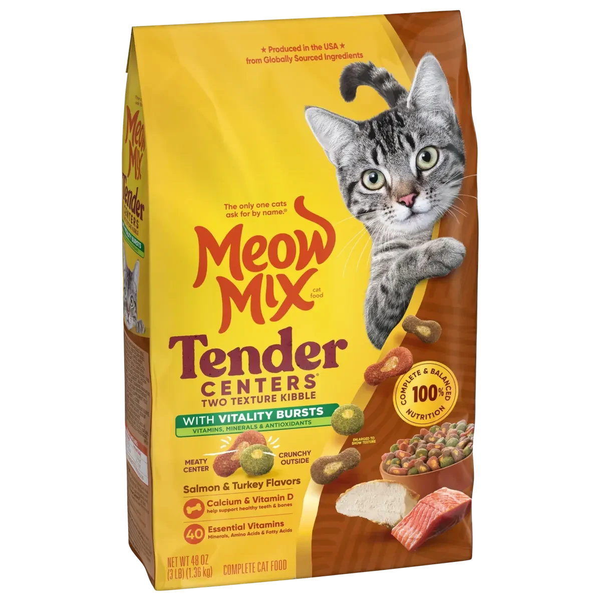 Meow Mix: Tender Centers With Vitality Bursts Salmon & Turkey Flavors v1