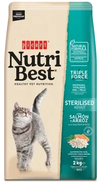 NutriBest: Adult Sterilized Salmon and Rice - New Recipe