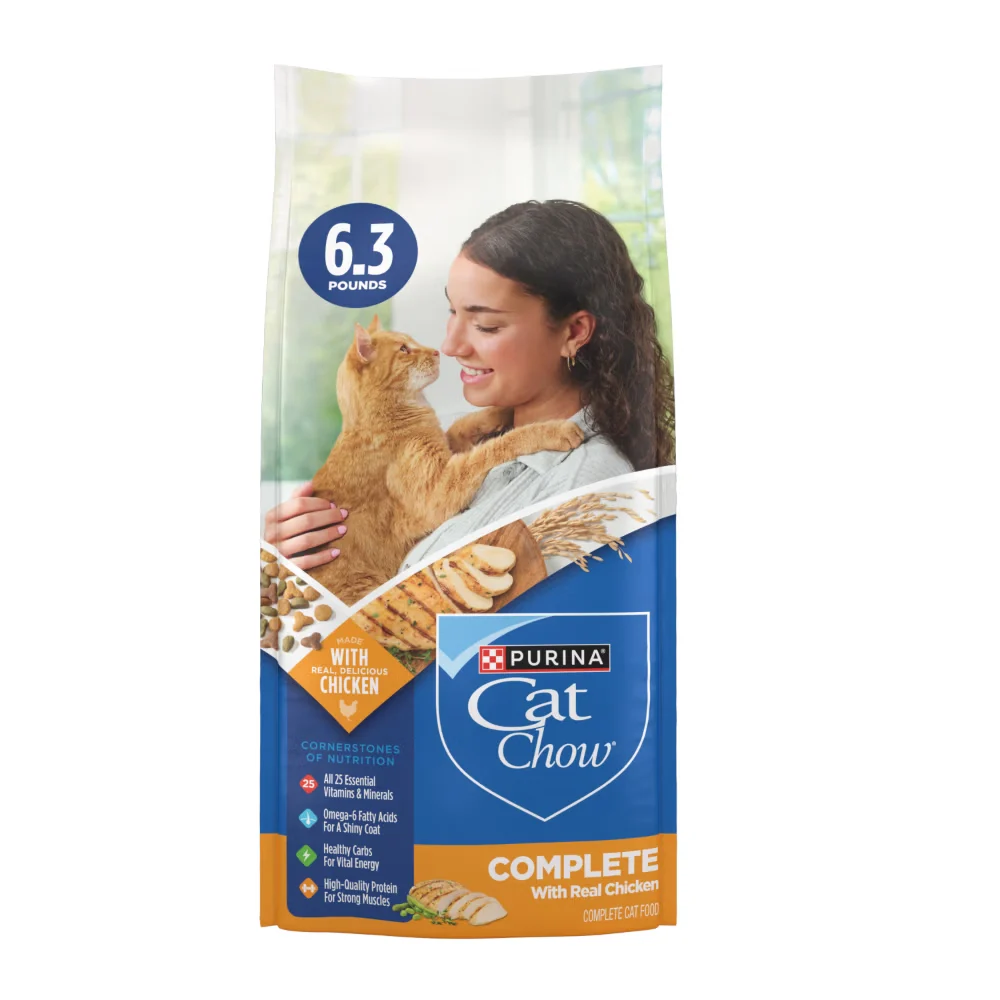 Purina Cat Chow: Complete High Protein Dry Cat Food With Real Chicken New