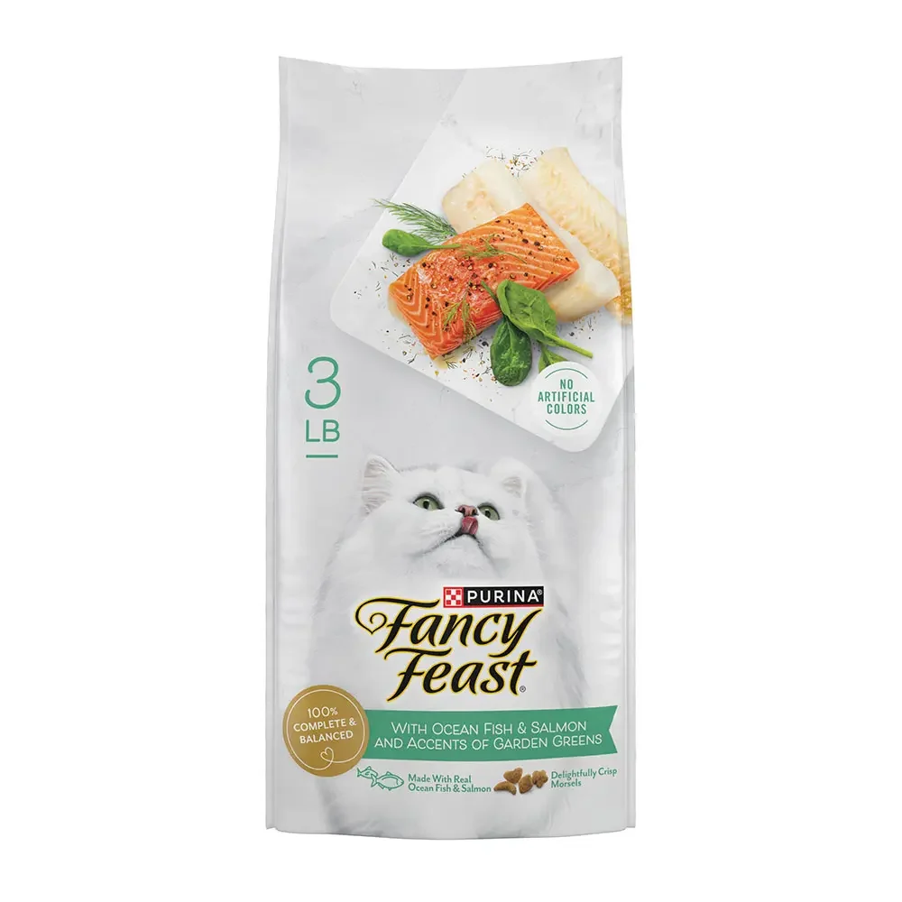 Purina Fancy Feast: Ocean Fish & Salmon and Accents Of Garden Greens