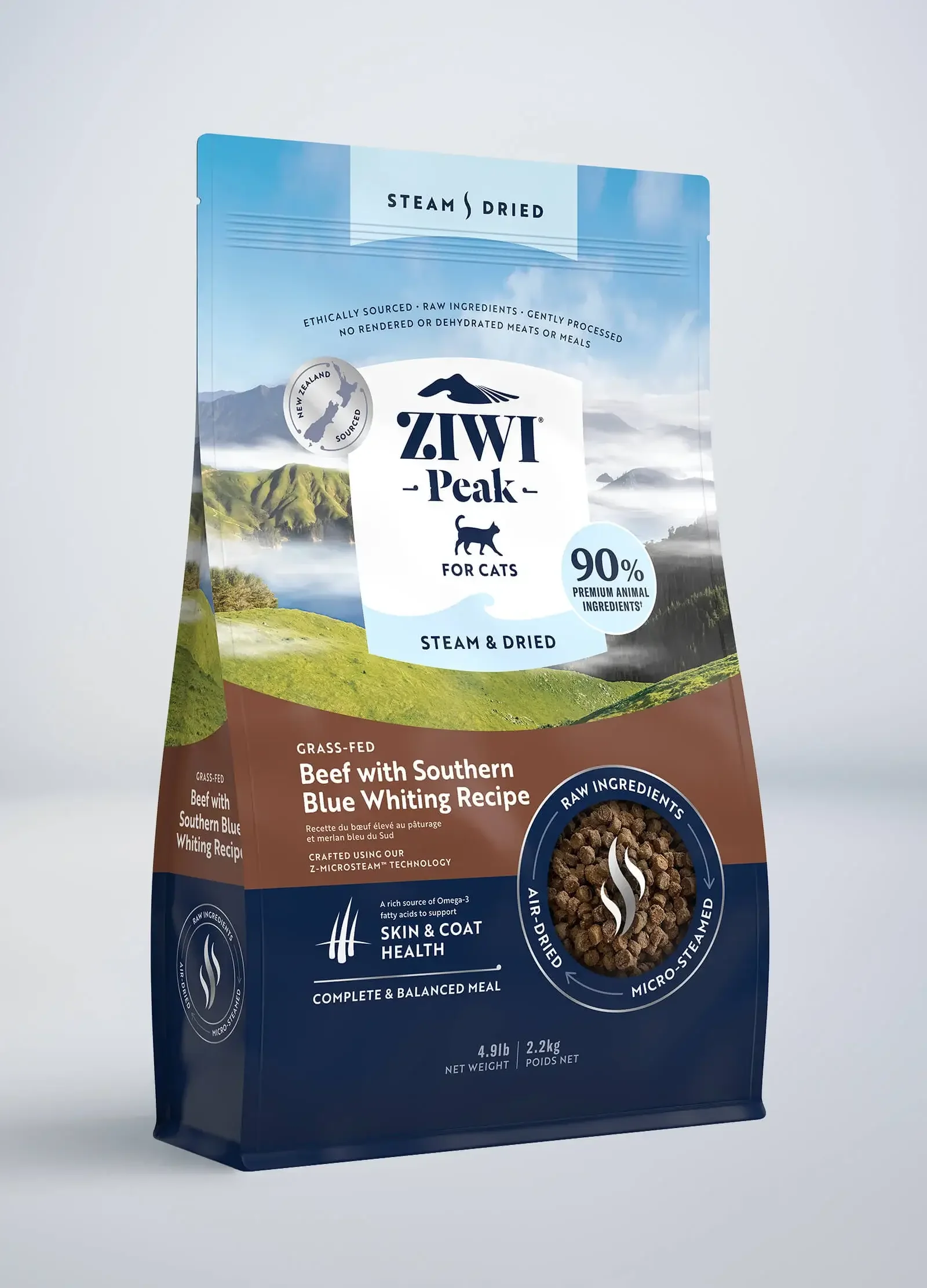 ZIWI: Beef with Southern Blue Whiting Recipe 4-9lb