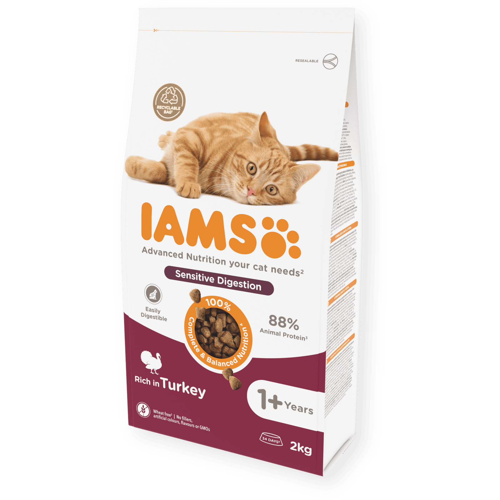IAMS UK: Dry Food Sensitive Digestion Adult Turkey
